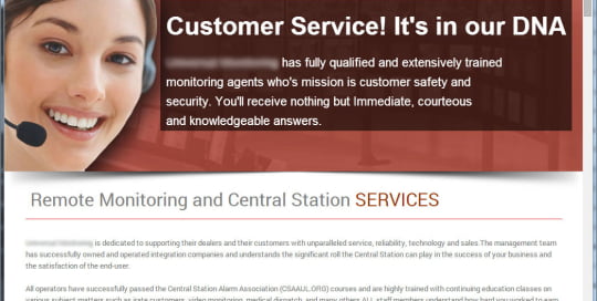 Central Monitoring Web Strategy