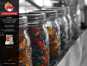 JB's Lazy Pig and Frozen Gold Ice Cream Landing Page