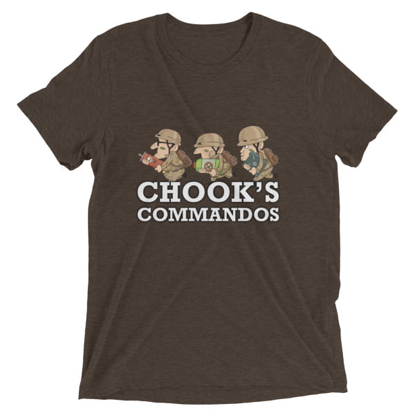 OC: Chook's Commandos - Short sleeve t-shirt - Image 3